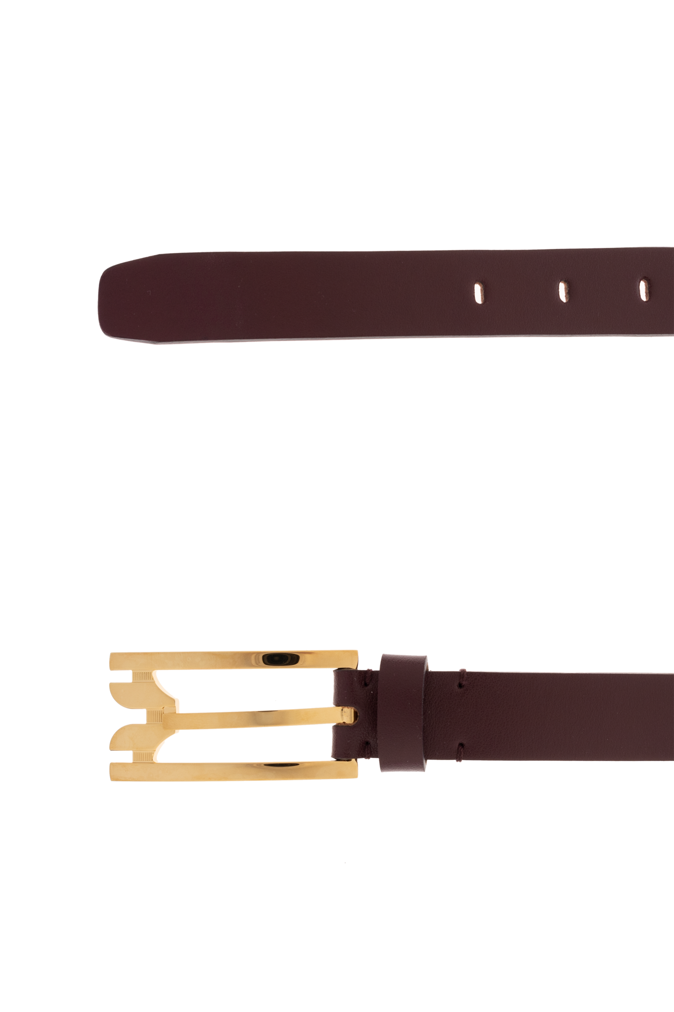 Burgundy Leather belt Victoria Beckham - Vitkac AS